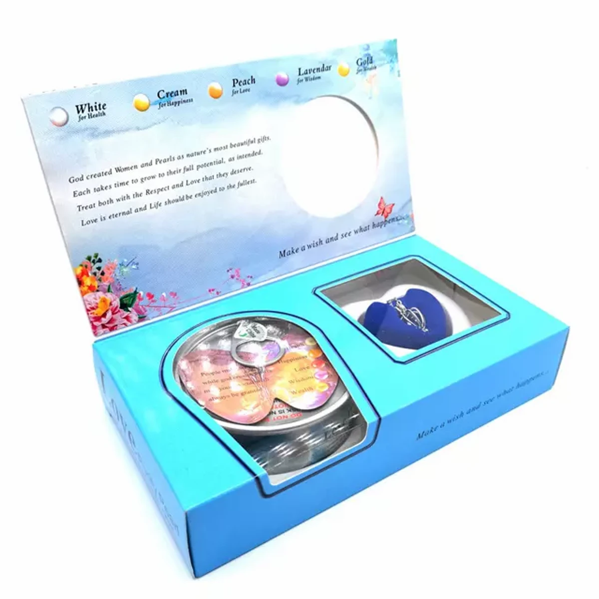 Pearl Necklace (Pearl box with stainless steel With liquid 🦪)