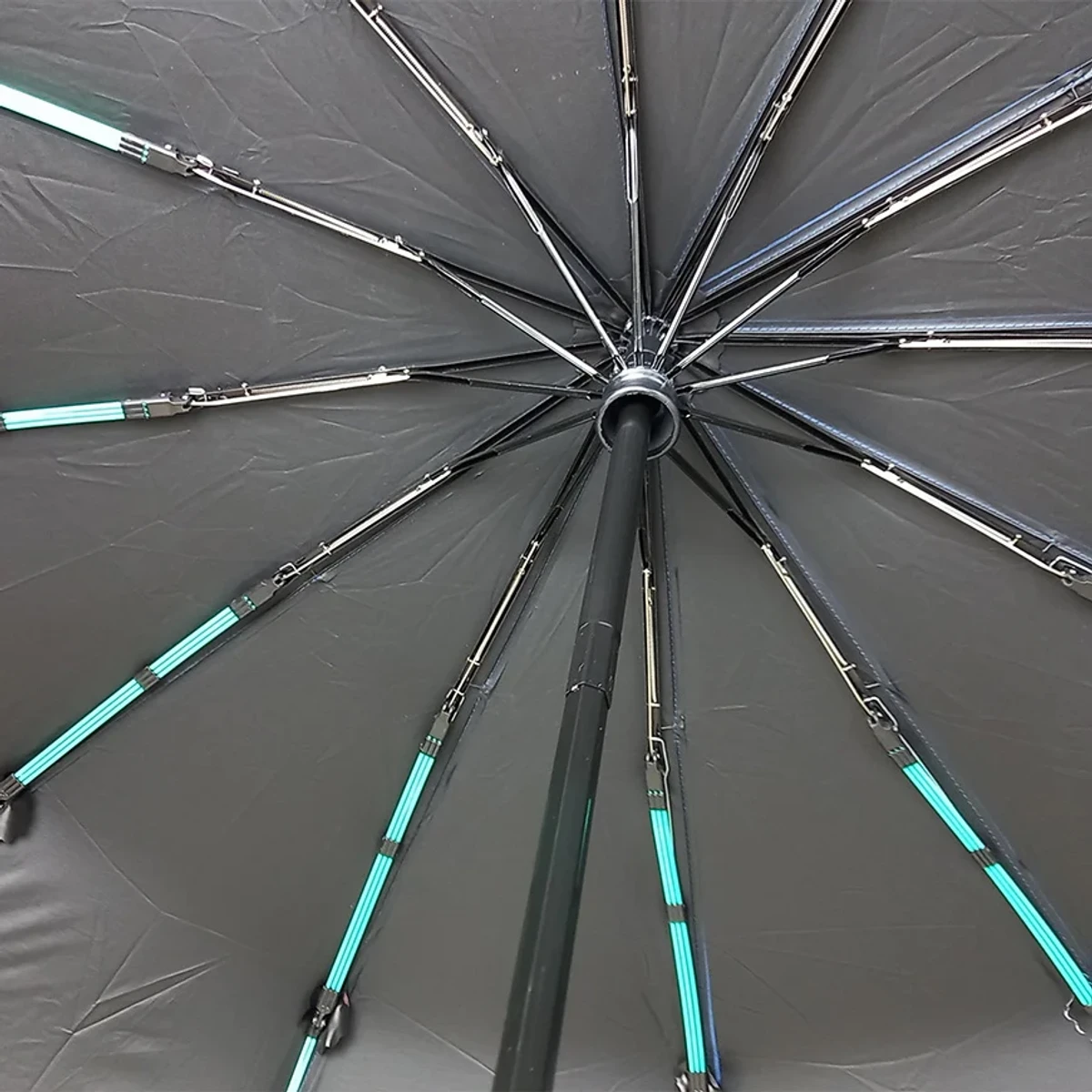 BMW 12 Sticks Auto Open & Close Super Strong Umbrella – 36 Ribs-Green